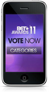 BET Awards 11 on the Apple iPhone