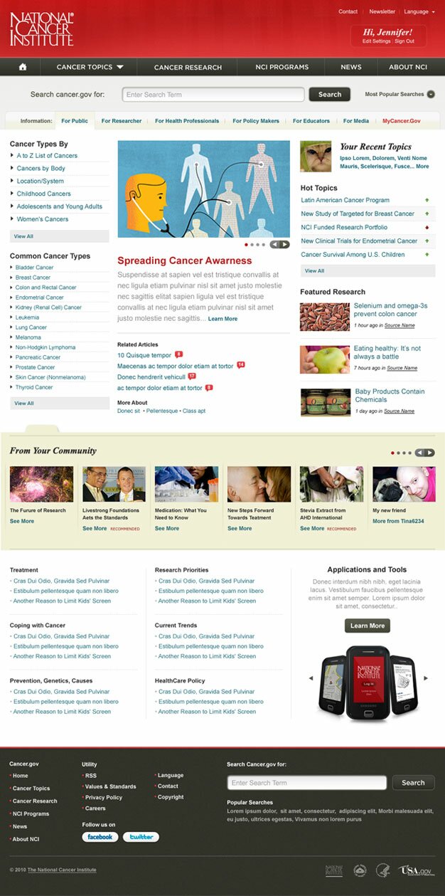 National Cancer Institute Homepage